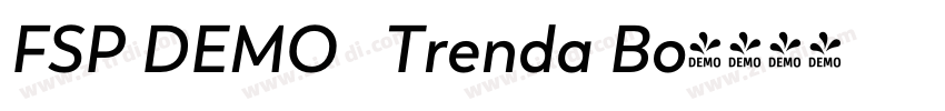 FSP DEMO   Trenda Bo字体转换